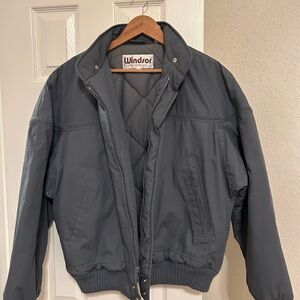 Windsor Men's Charcoal Bomber Jacket